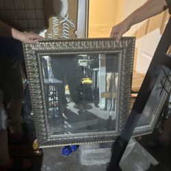 Metal Framed Mirror 