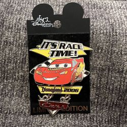 Lightning McQueen It’s Race Time Pin 