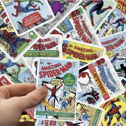 The Amazing Spider-Man Comic Book Stickers 40 Piece