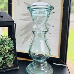 Glass Candlestick Or Vase