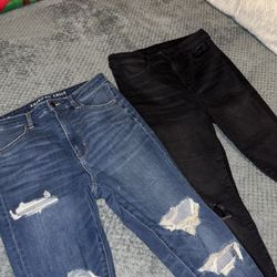 American Eagle Super High Rise Jegging Size 12R 