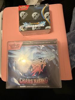 Pokémon Mega Evolution Chaos Rising Elite Trainer Box & Booster Box