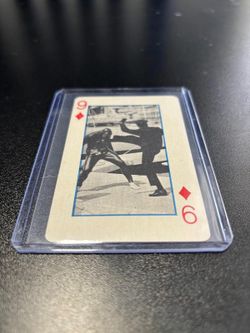 1966 Green Hornet Playing Cards Bruce Lee - 9 Of Diamonds