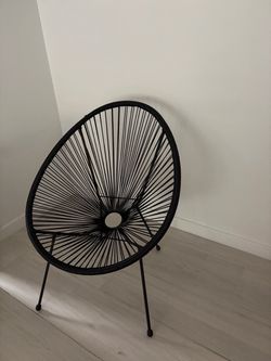 Black Acapulco Egg Chair