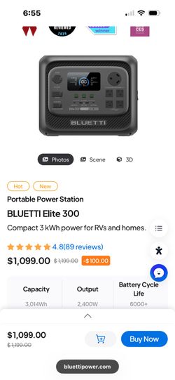 Bluetti 300 power station