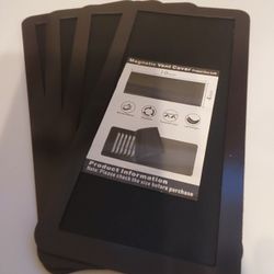 4 Pcs 4x10 Inch Black Magnetic Cover Vents (40)