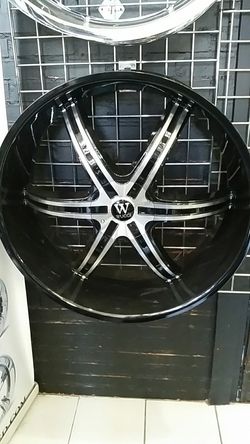26" 5-115, 5-120 mid wucci black
