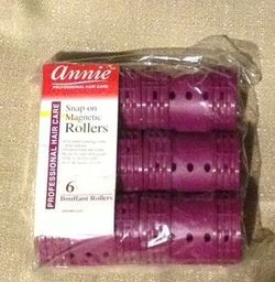 New snap on magnetic rollers by Annie