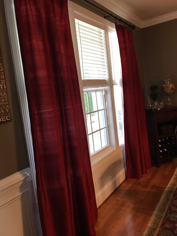 Pair Of Pottery Barn Dupioni Silk Drapes For Sale In Raleigh Nc