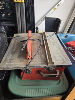 Chicago Electric Tile Saw 7” Chrome Plated