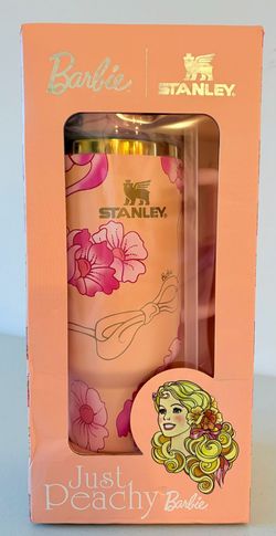 * Stanley x Barbie Just Peachy Tumbler 40oz Limited Edition BNIB Cup collector glass.