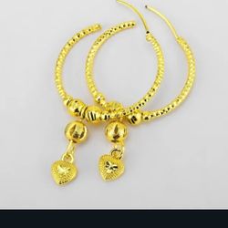 gold plated earrings