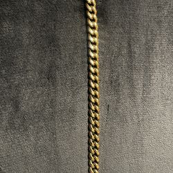 Cuban bracelet 10k gold