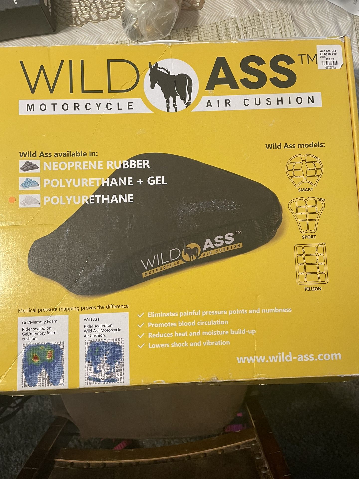 Wild Ass Motorcycle Air Cushion