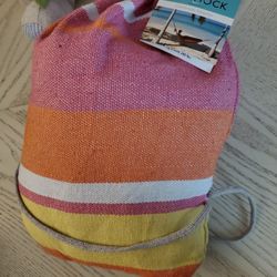 Brand New Hammock With Carring Bag Travel, Tropical Colors