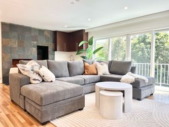 3 Piece Sectional and 2 Piece Coffee Table