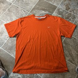 Orange Nike Tee