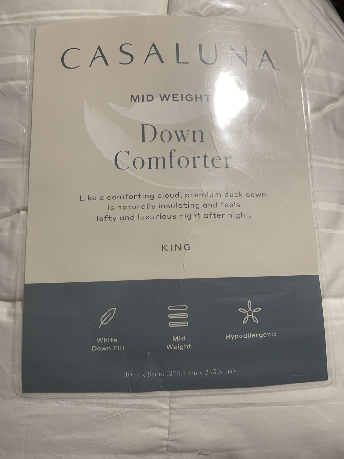 Mid weight Down Comforter