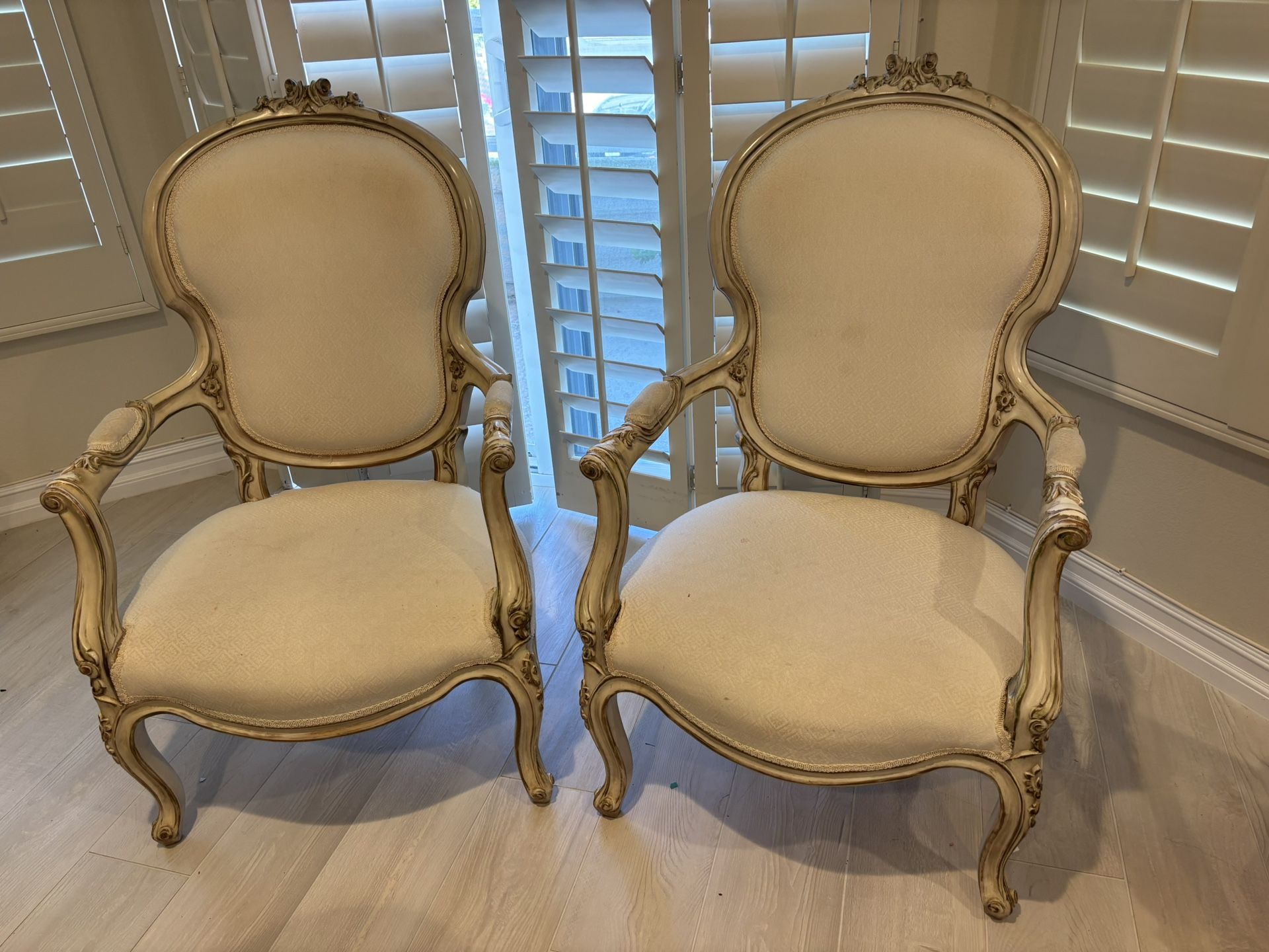 Two Antique Arm Chairs