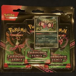 Pokemon Shrouded Fable 3 Pack Blister 