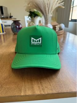 Melin Odysea Stacked Hydro Classic Snapback Hat Cap - Kelly Green XL