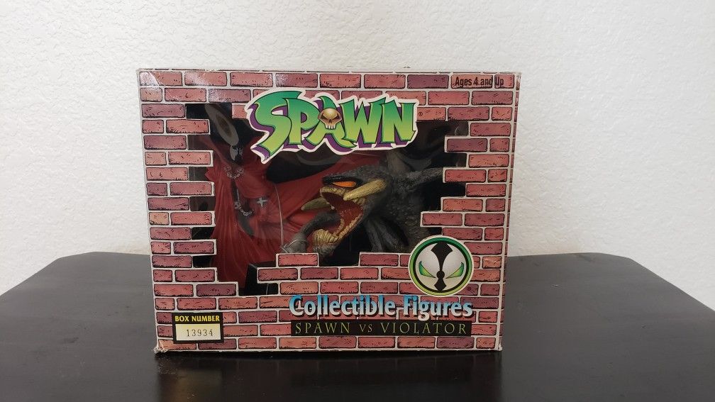 SPAWN vs. VIOLATOR (1994) Collectible Figures by TODD TOYS