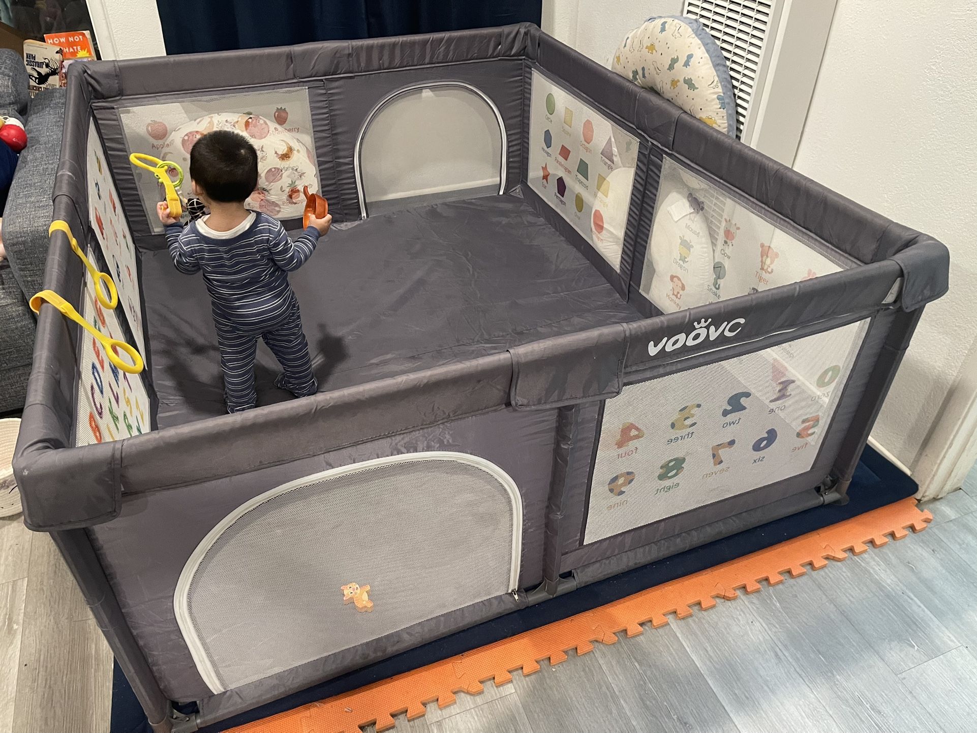 Large Colorful Playpen For Babies - Please Read Below