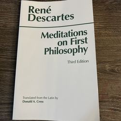 Rene Descartes Meditations on First Philosophy 