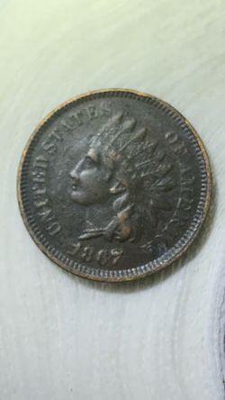 1867 Indian Head Penny