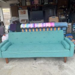Teal Sofa