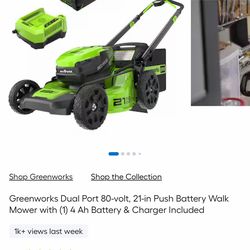 New lawnmower