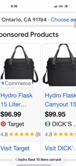 hydro flask 15 liter carryout cooler