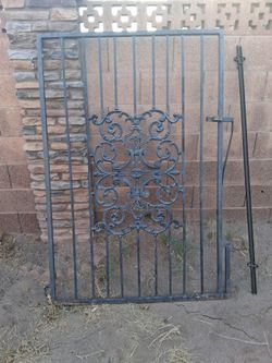 Wrought iron gate ,