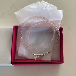 Breast Cancer Stretch Bracelet Set