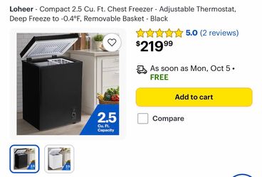 Chest freezer