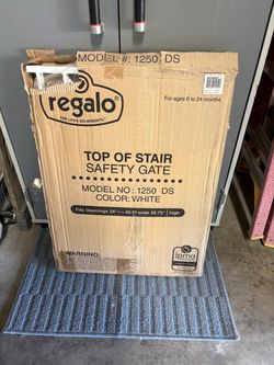 Regalo-Top of stair safety gate! New