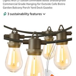 Addion New 50’ outdoor string lights