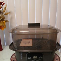 Towel and Hot Stone Steamer