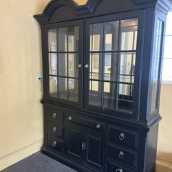 Matted Black Hutch 