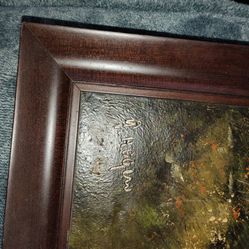 it's a one stroke oil painting