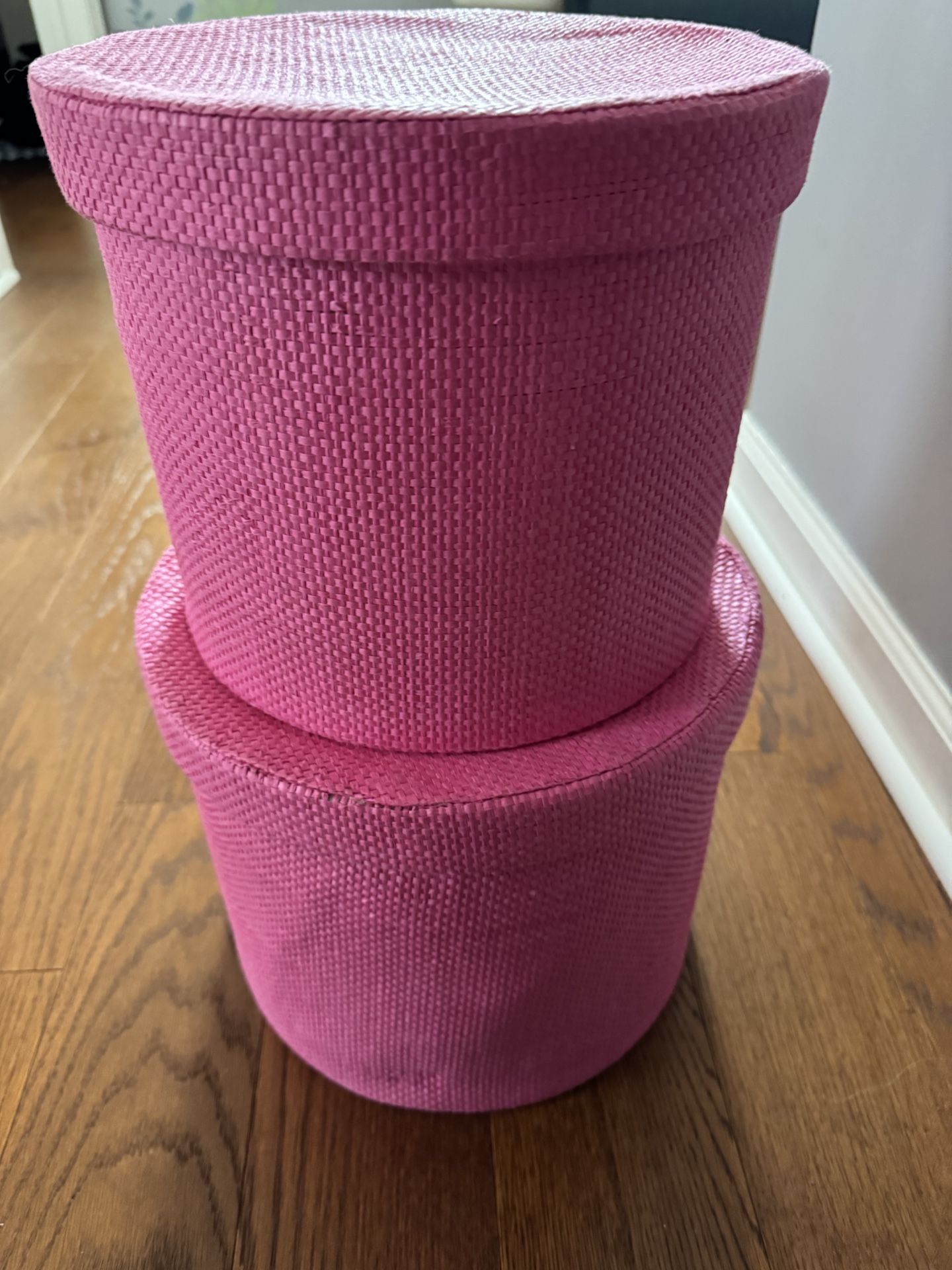 2 Woven Baskets $10