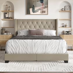 Queen Bed Frame Gold Color