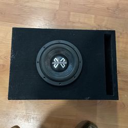 8” Crossfire Subwoofer With Box