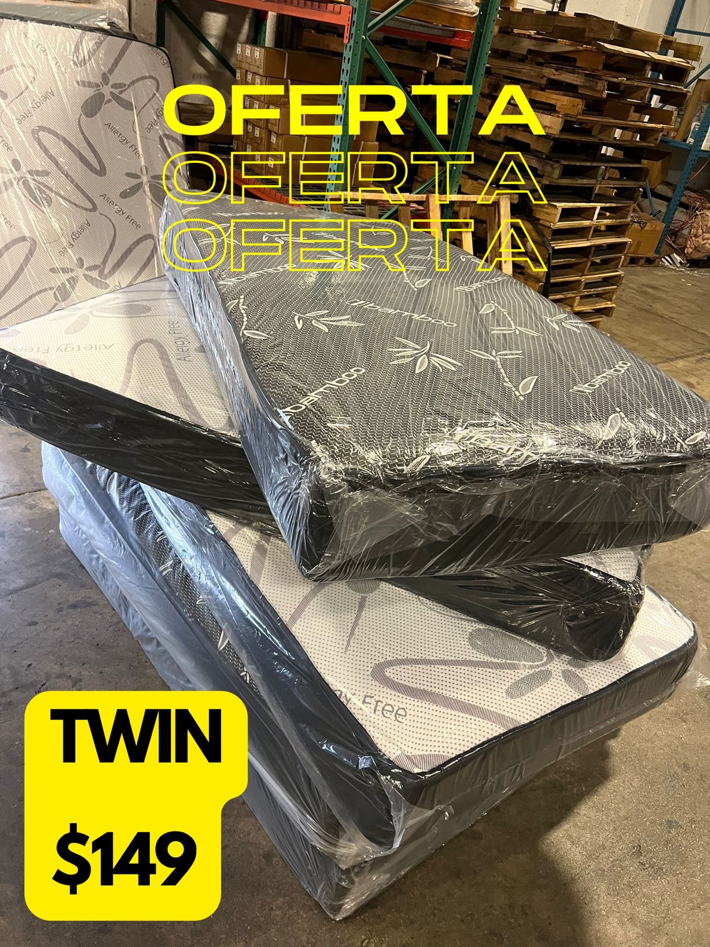 LIQUIDACIÓN 💯 COLCHÓN INDIVIDUAL / TWIN MATTRESS 💯