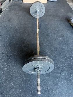 Curl Bar Weight Set