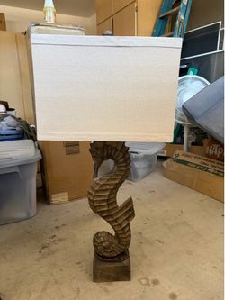 Seahorse melamine lamp