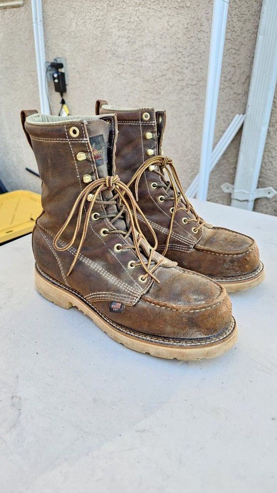Mens Thorogood Work Boots Size 8.5 D