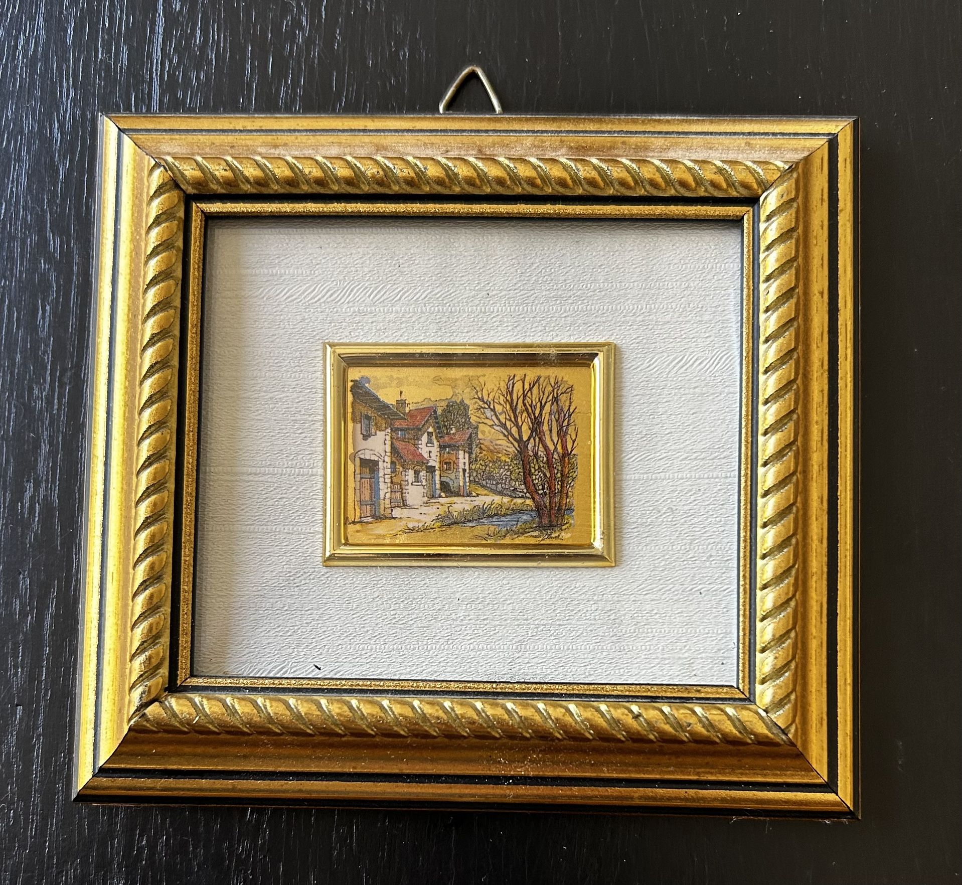 Framed Vintage Miniature Paintings