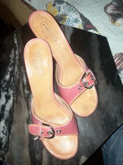 Coach pink vintage shoes