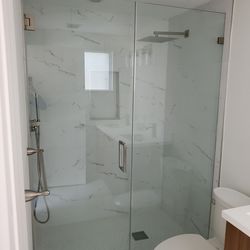 Glass Shower In All The Measures
